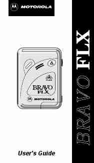 Motorola Pager BRAVO FLX pager-page_pdf